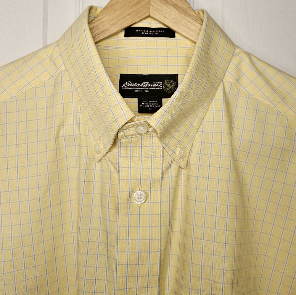 Eddie Bauer Button Down Cotton Sz M